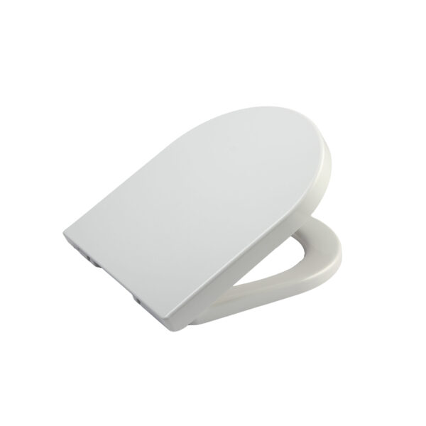 ALONI PREMIUM TOILET SEAT - SOFT CLOSE - QUICK RELEASE - TOPFIX - DUROPLAST - STAINLESS STEEL HINGES - GLOSSY WHITE