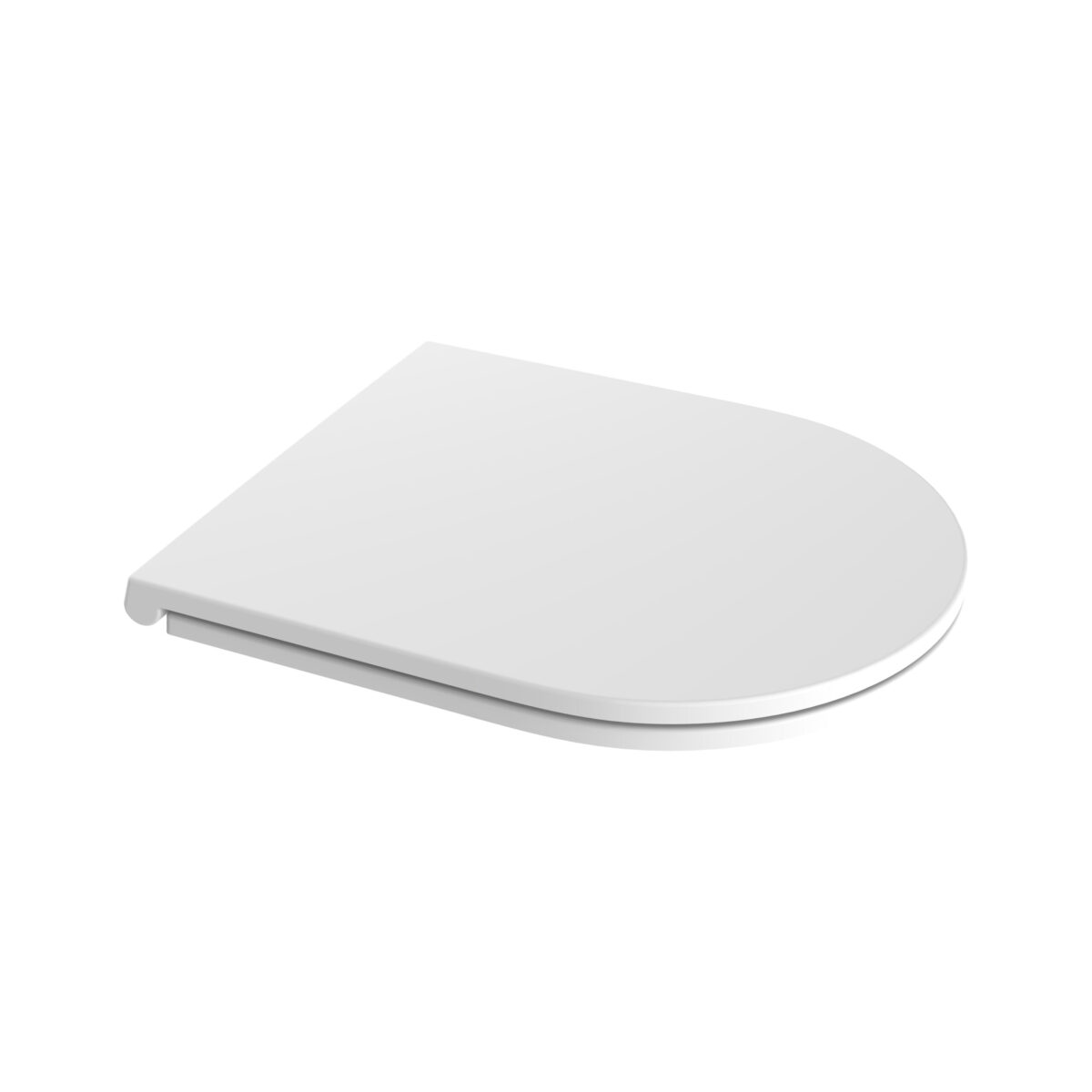 Abattant de WC ALONI PREMIUM - DESIGN SLIM - FERMETURE EN DOUCE - DÉGAGEMENT RAPIDE - TOPFIX - DUROPLAST - CHARNIÈRES EN ACIER INOXYDABLE - BLANC BRILLANT – Image 4