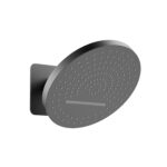 UNIFORMA OVERHEAD SHOWER TROPICAL RAIN XL – 2 SPRAY MODES – WALL MOUNT – WITH BUILT-IN BOX – 32 CM – GUNMETAL