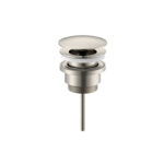 UNIFORMA DRAIN PLUG – ALWAYS OPEN – BRUSHED STAINLESS STEEL