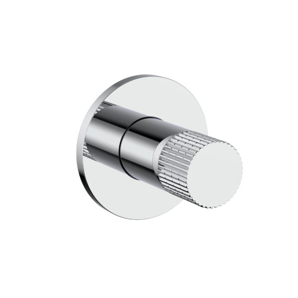 STRIA BIDET TAP – COLD WATER – REFINED RIBBED KNOB – CHROME