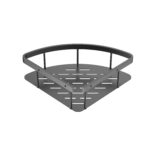 UNIFORMA SHOWER BASKET – CORNER MODEL – 22 X 7 X 22 CM – GUNMETAL