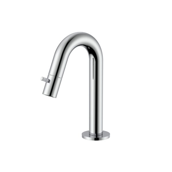 STRIA COLD WATER TAP – CURVED SPOUT – WITHOUT WASTE – CHROME