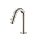 STRIA COLD WATER TAP – CURVED SPOUT – WITHOUT WASTE – BRUSHED STAINLESS STEEL
