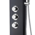 ALONI THERMOSTATIC SHOWER PANEL - BLACK - Image 2