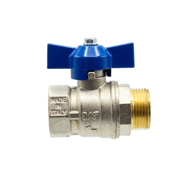 KOGELKRAAN MET VLINDER WENEN 119 1"MF BLAUW