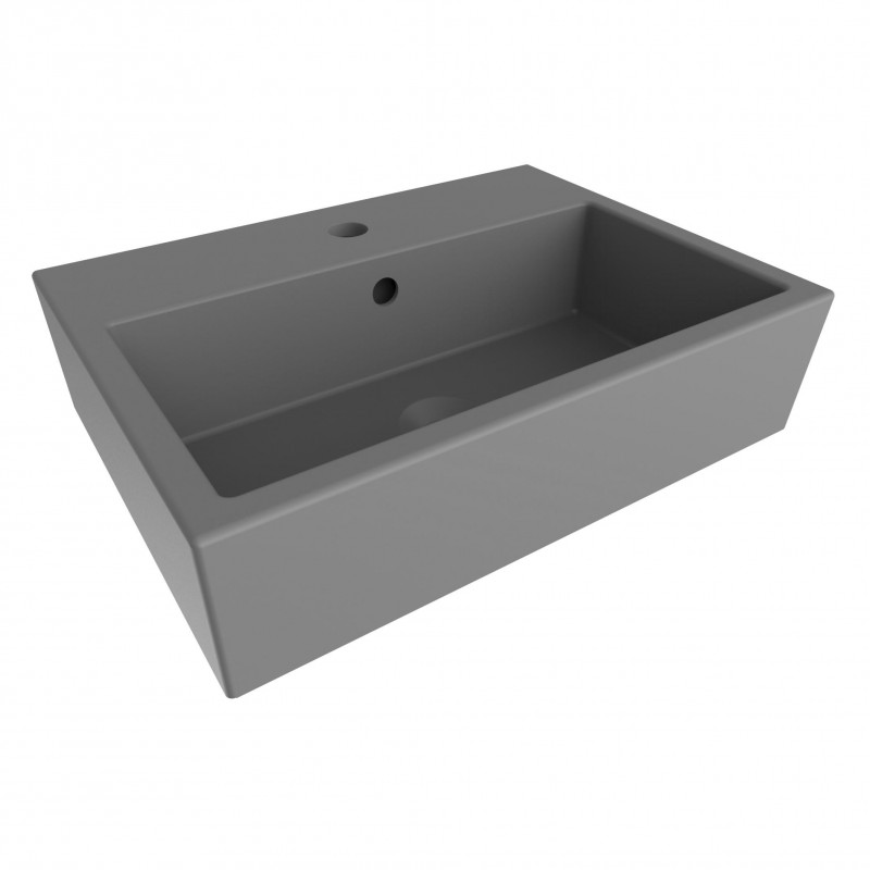 0190350710-1.jpg BOCCHI WASKOM GRIJS MAT 50X37CM - Afbeelding 1