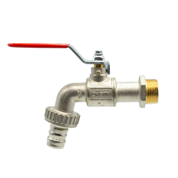 VANNE À BILLE DOUBLE SERVICE AVEC POIGNÉE PLATE "ITAP" 133 1/2