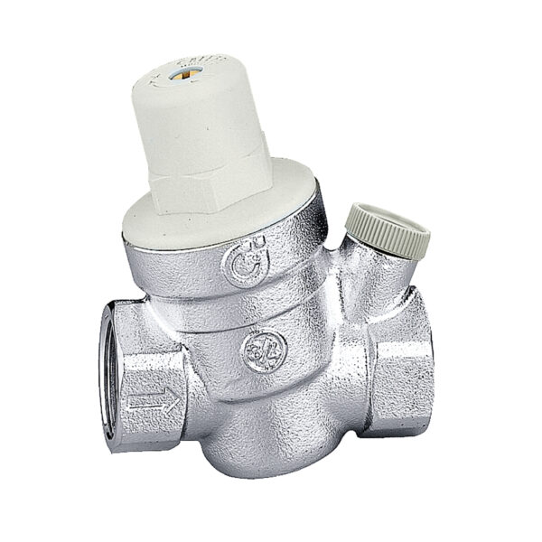 DRUKREDUCTIEKLEP MET MANOMETERAANSLUITING, 3/4” (533451)