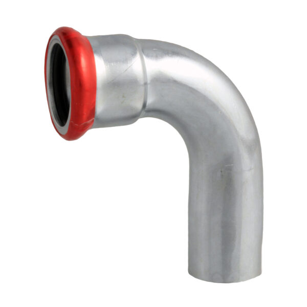 PRESSE ACIER GALVANISÉ 'M' PUSH-IN COUDE 90° 22 MM.M. VR.C21ZELBP