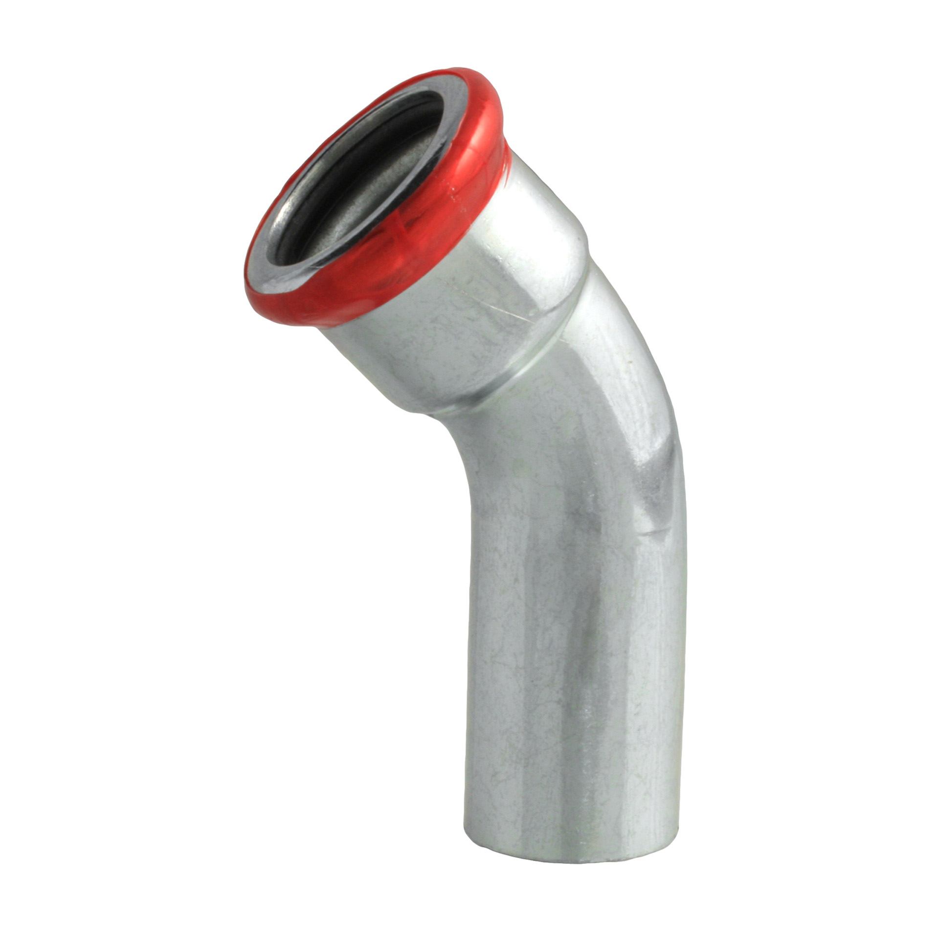 019035150a.jpg PRESS GEGALVANISEERD STAAL 'M' PUSH-IN BOCHT 45° 22 MM.M. VR.C23ZELBP - Afbeelding 1