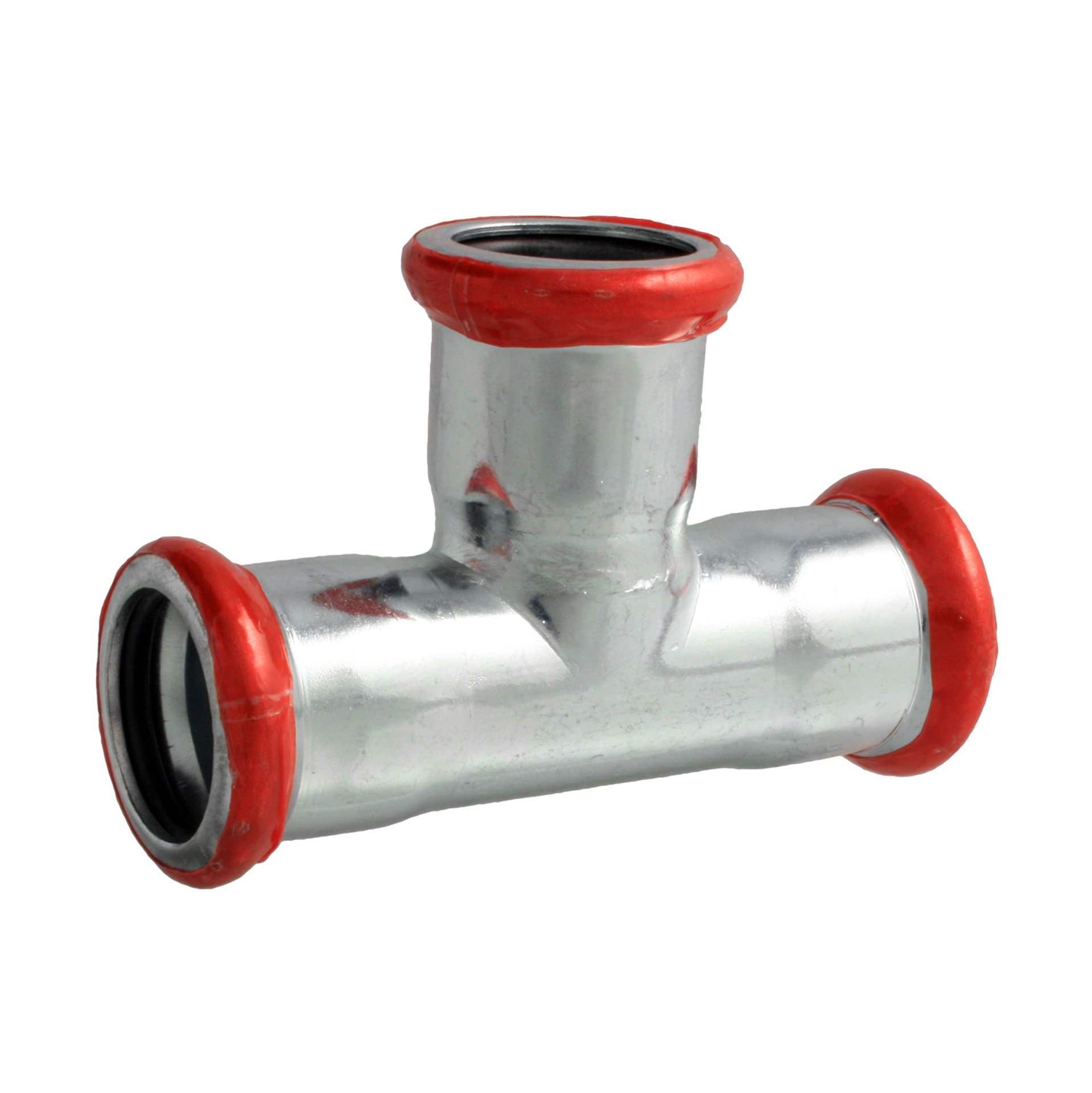 0190351531.jpg PRESS GEGALVANISEERD STAAL 'M' TEE 28 MM.C40AFLBP - Afbeelding 1