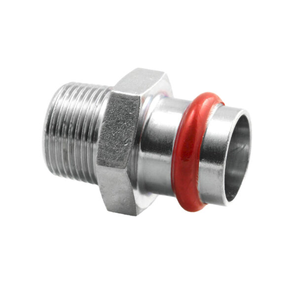 PRESSE ACIER GALVANISÉ BRANCHE 'V' PIÈCE EN T M. 1''X28 C81RFVILBP