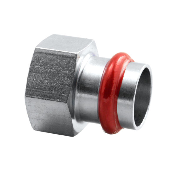 PRESSE DOUILLE FILETÉE EN 'V' EN ACIER GALVANISÉ VR.3/4X22 C80QEVILBP