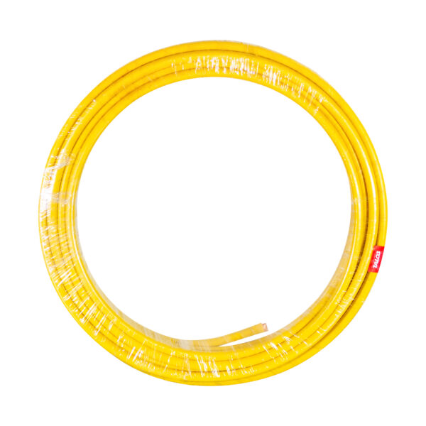 TUBE DE CUIVRE ISOLÉ 18 MM (ROULEAU DE 25 MÈTRES) JAUNE