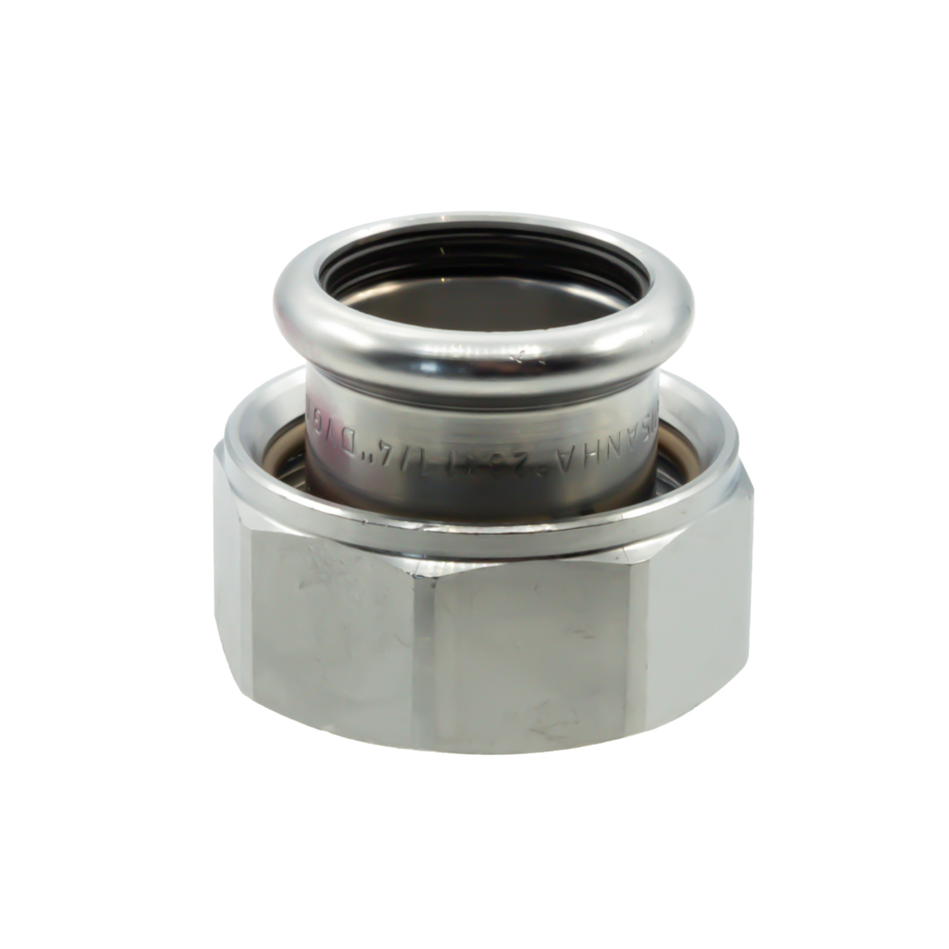 ÉCROU DEsserré JOINT PLAT 6/4X28 (REF. SANHA 24359G 6/4X28)