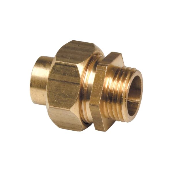 RECHTER KOPPELINGSVERBINDING MESSING 8341 1/2MX18