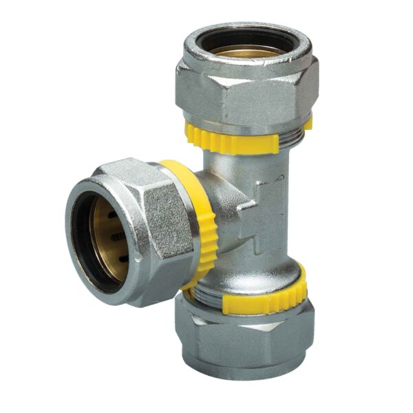 GASKOPPELING PLT TEE 25X25X25