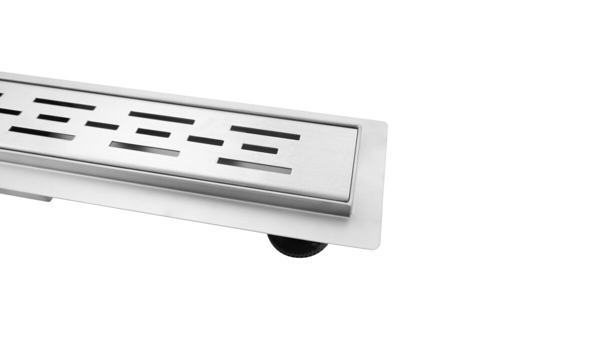 Aloni Shower Drain – With Grate – Complete – 70cm – Brushed Stainless Steel - Afbeelding 2