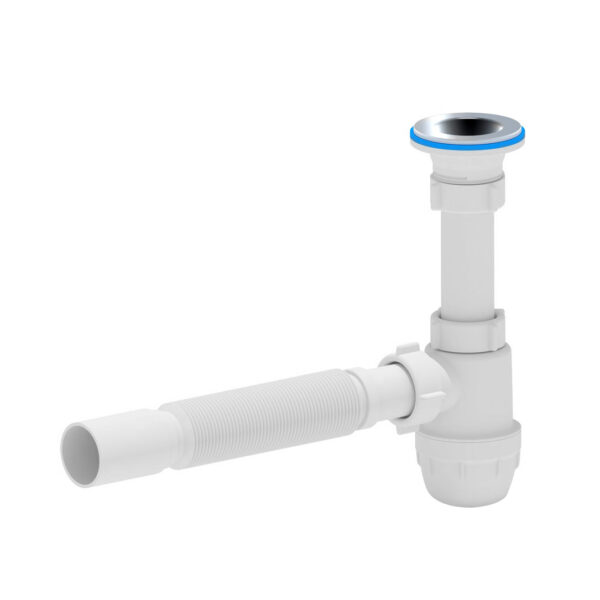 ALONI FLEXIBELE FLESSIFOON MET ZEEF Ø40CM WIT