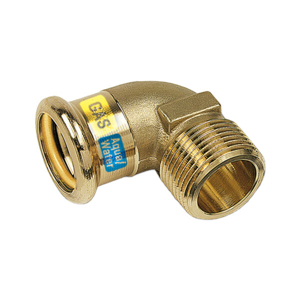 COUDE AQUAGAS AVEC FILETAGE MÂLE 42X11/2