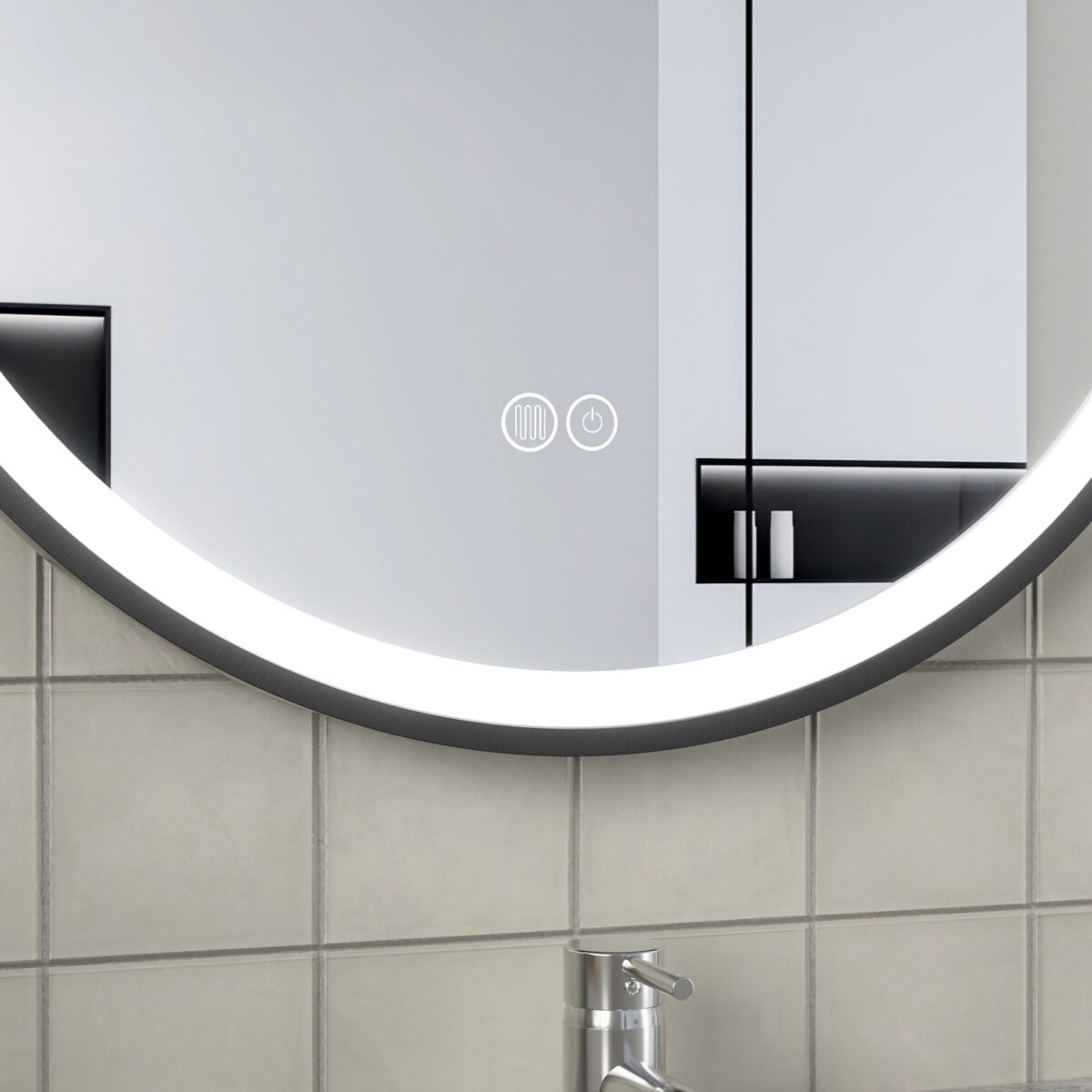 Erfu Mirror Led Anti Fog Ï80cm - Image 3