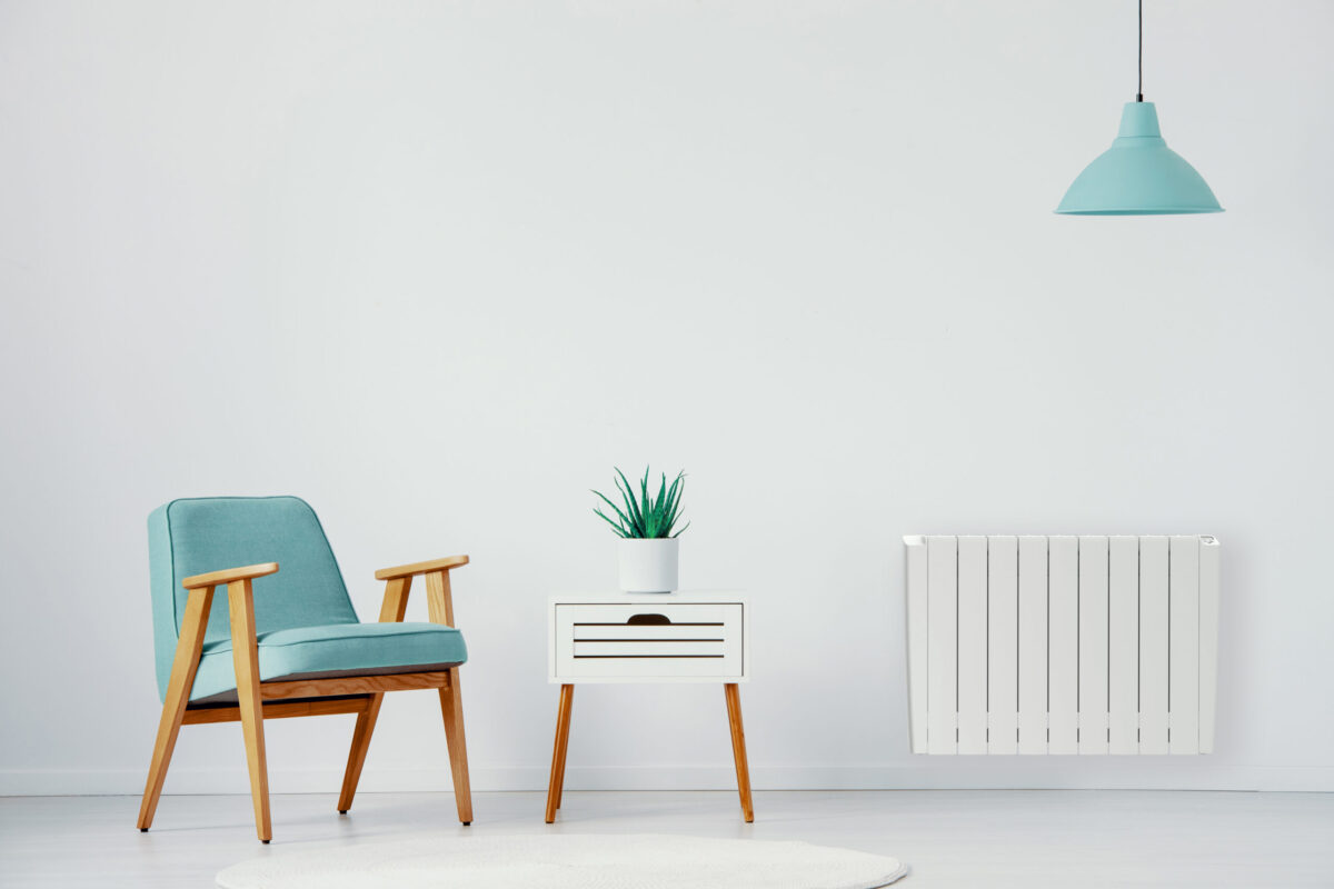 Radiateur Électrique Mur Aluminium Avec Prise Et Télécommande Blanc 2000w - 580x1080mm – Image 2