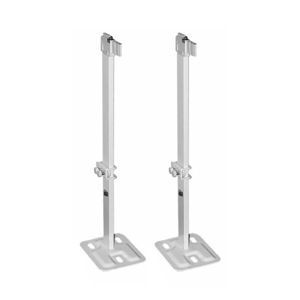 SET STANDBEUGEL VOOR RADIATOR ZONDER AFDEKKING ROZET (2 STUKS)