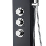 THERMOSTATIC SHOWER PANEL BLACK - Image 5