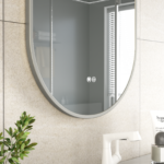 ERFU MIRROR LED ANTI FOG W50XH100CM GUNMETAL GRAY - Image 3