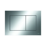 TECENOW WC FLUSH PLATE - DUAL FLUSH - GLOSSY CHROME