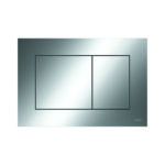 TECENOW WC bedieningsplaat - DUAL FLUSH - GLOSSY CHROME