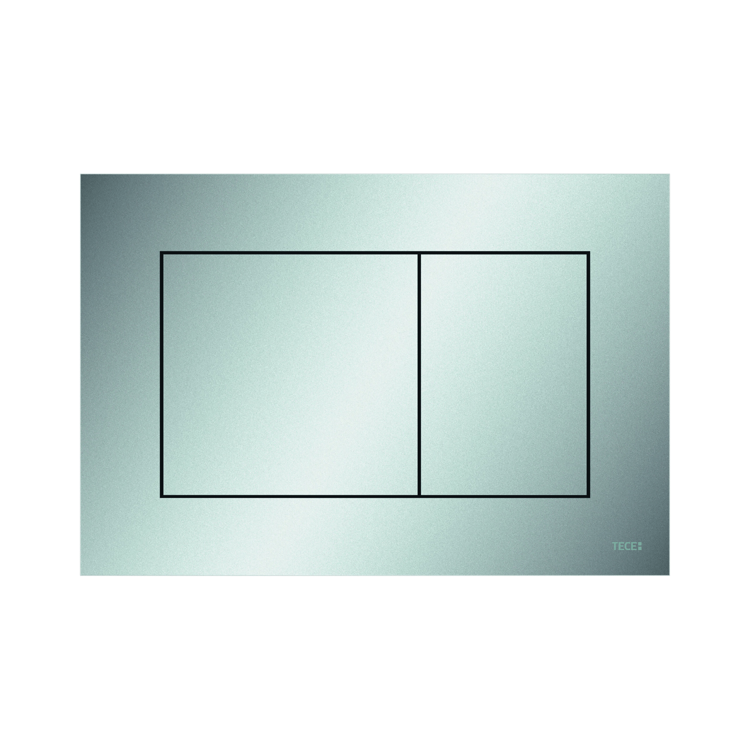 PLAQUE DE COMMANDE WC TECENOW - TECHNOLOGIE DE CHASSE DE DOUCHE - Chrome MAT