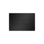 TECESOLID WC-BEDIENINGSPLAAT VOOR DUOSPOELTECHNIEK, MAT ZWART