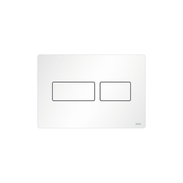 TECESOLID WC-BEDIENINGSPLAAT VOOR DUOSPOELTECHNIEK, MAT WIT