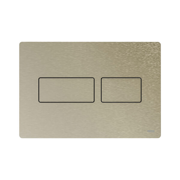 TECESOLID WC plaque de commande - DUAL FLUSH - BRUSHED NICKEL
