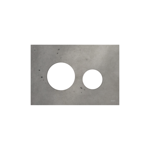 TECELOOP FRONTPLAAT VOOR WC-BEDIENINGSPLAAT, BETON LICHTGEKLEURD