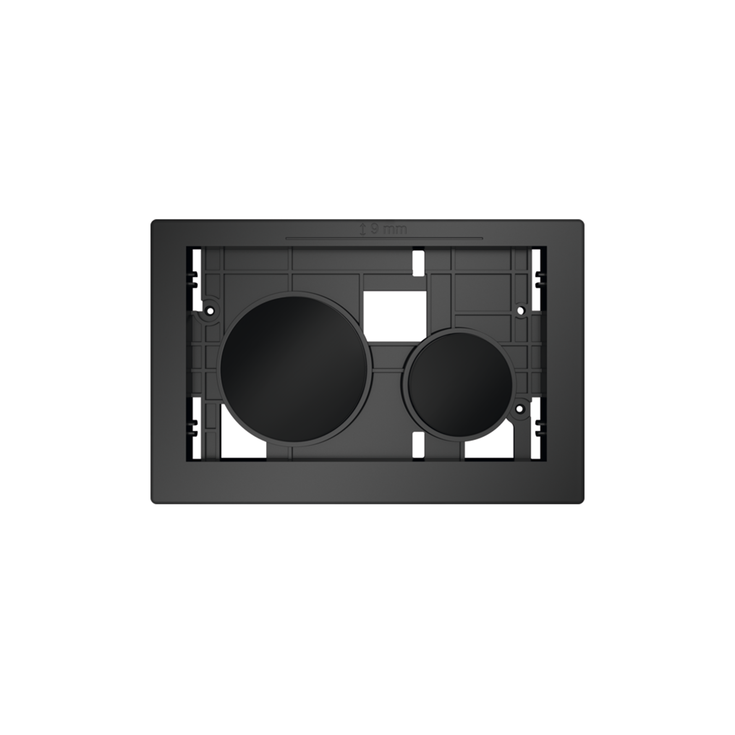 9240619_9240667-3.png TECELOOP BEDIENINGSELEMENT VOOR WC-BEDIENINGSPLAAT, TOETSEN MAT ZWART – Image 1