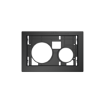 TECELOOP CONTROL ELEMENT FOR WC FLUSH PLATE, BUTTONS MATT WHITE