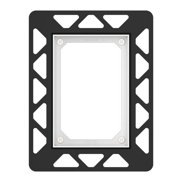 TECEFILO URINOIR-INBOUWRAAM VOOR VLAKKE INBOUW - ZWART