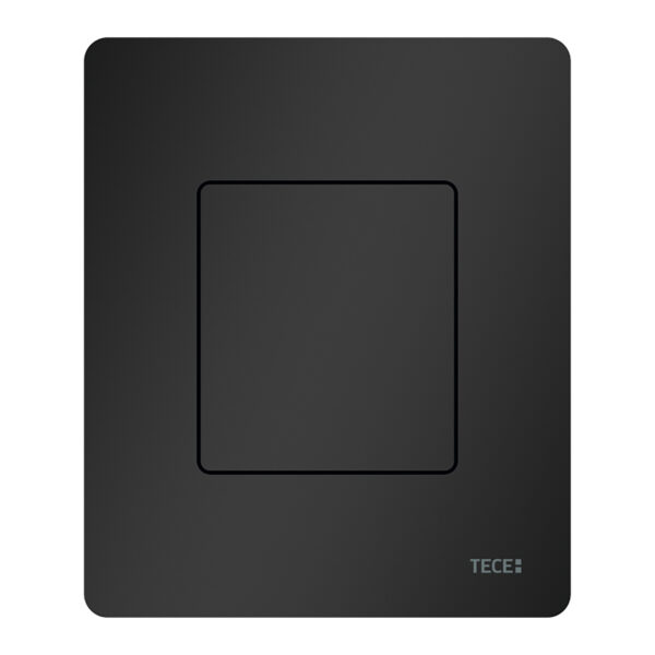 TECESOLID URINOIRBEDIENINGSPLAAT INCL. CARTOUCHE - MAT ZWART