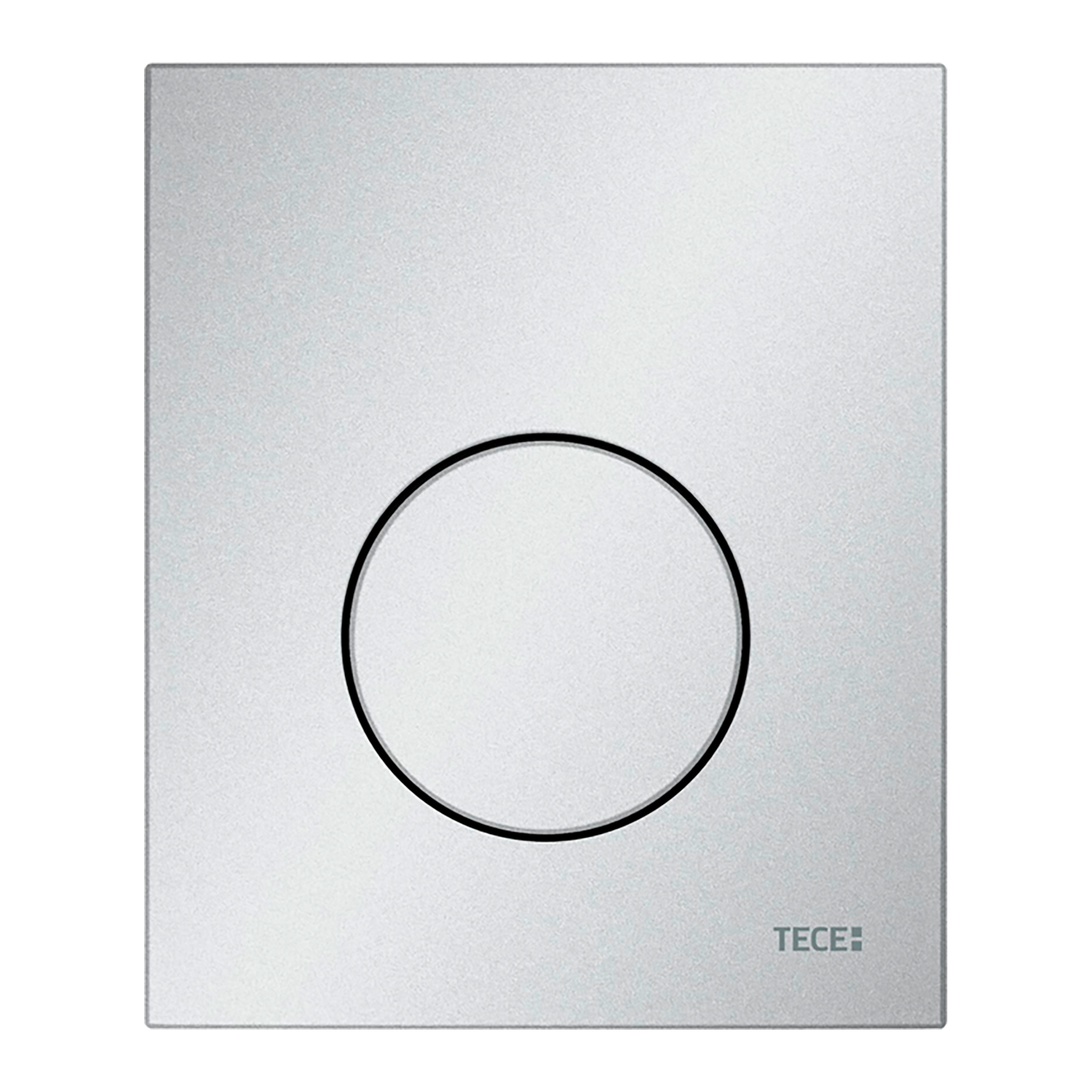 9242625.jpg TECELOOP URINOIR-BEDIENINGSPLAAT VAN KUNSTSTOF INCL. CARTOUCHE - MAT CHROOM - Image 1