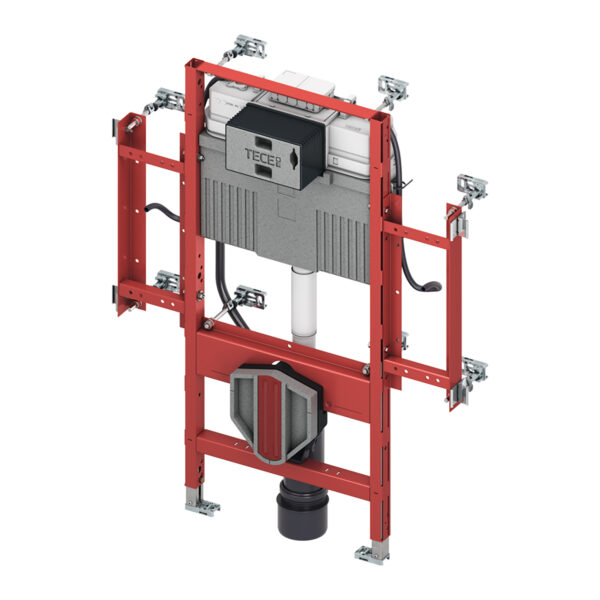 TECEPROFIL WC-GERONTOMODULE - MET UNI-SPOELKAST - KERAMIEKBEVESTIGING - VOOR 48 CM ZITHOOGTE