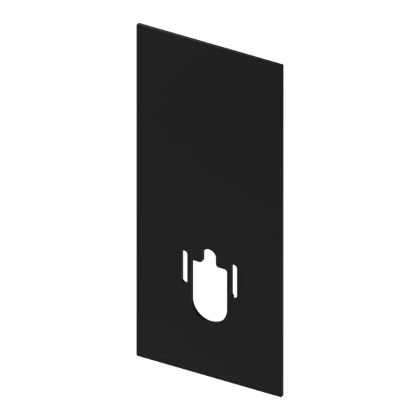 TECE UPGRADE PLAAT VOOR WANDTOILET MET BIDET - MAT ZWART