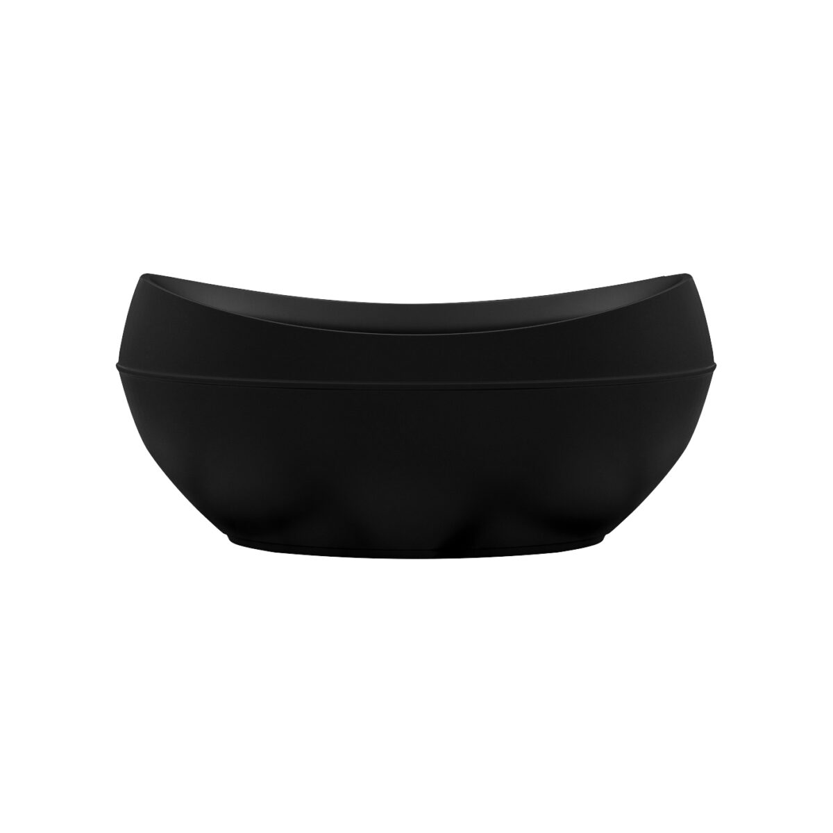BAIGNOIRE AUTOPORTANTE EN ACRYLIQUE ADONIS (190X96X82CM) - NOIR MAT – Image 3