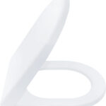 ALONI GALA DUROPLAST TOILET SEAT WITH PVC HINGES, QUICK RELEASE & SOFT-CLOSE - WHITE