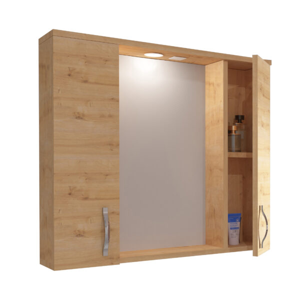ALECO MIRROR WITH CABINET (85CM) - SAFIR