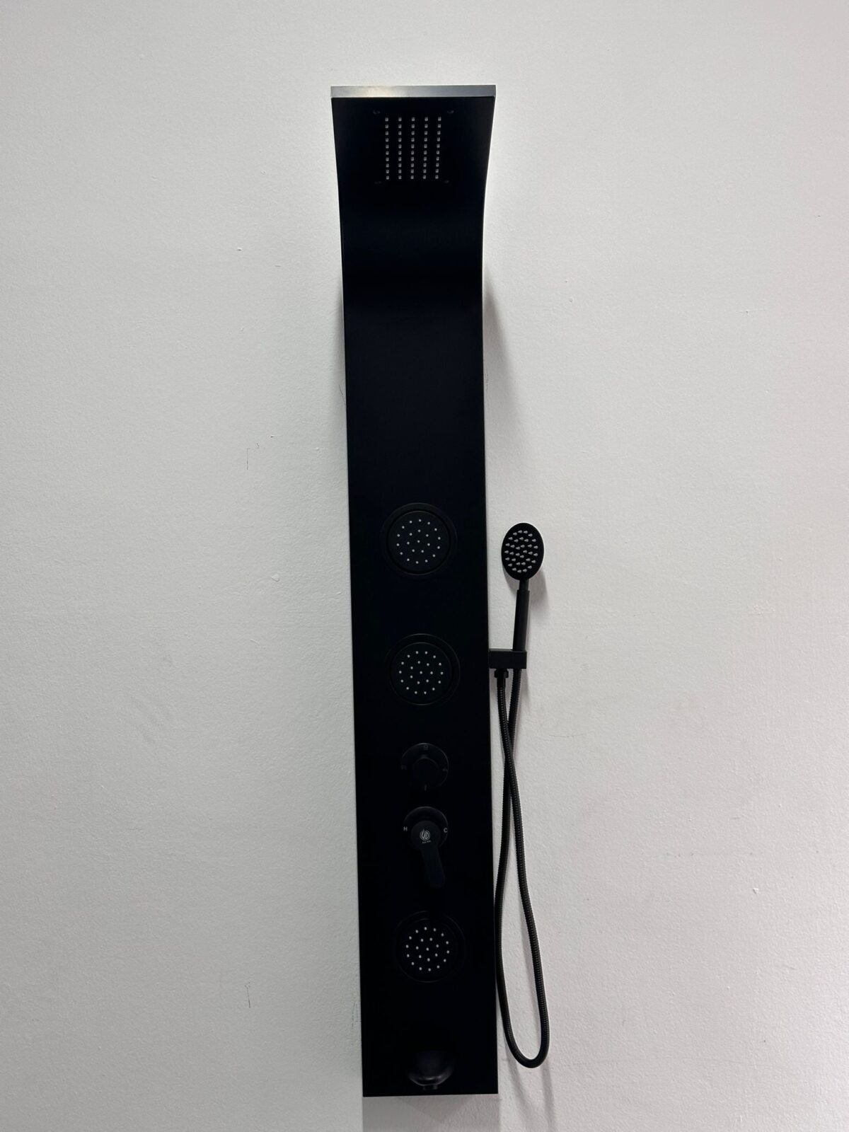 Douche Panel Matt Black - Image 6