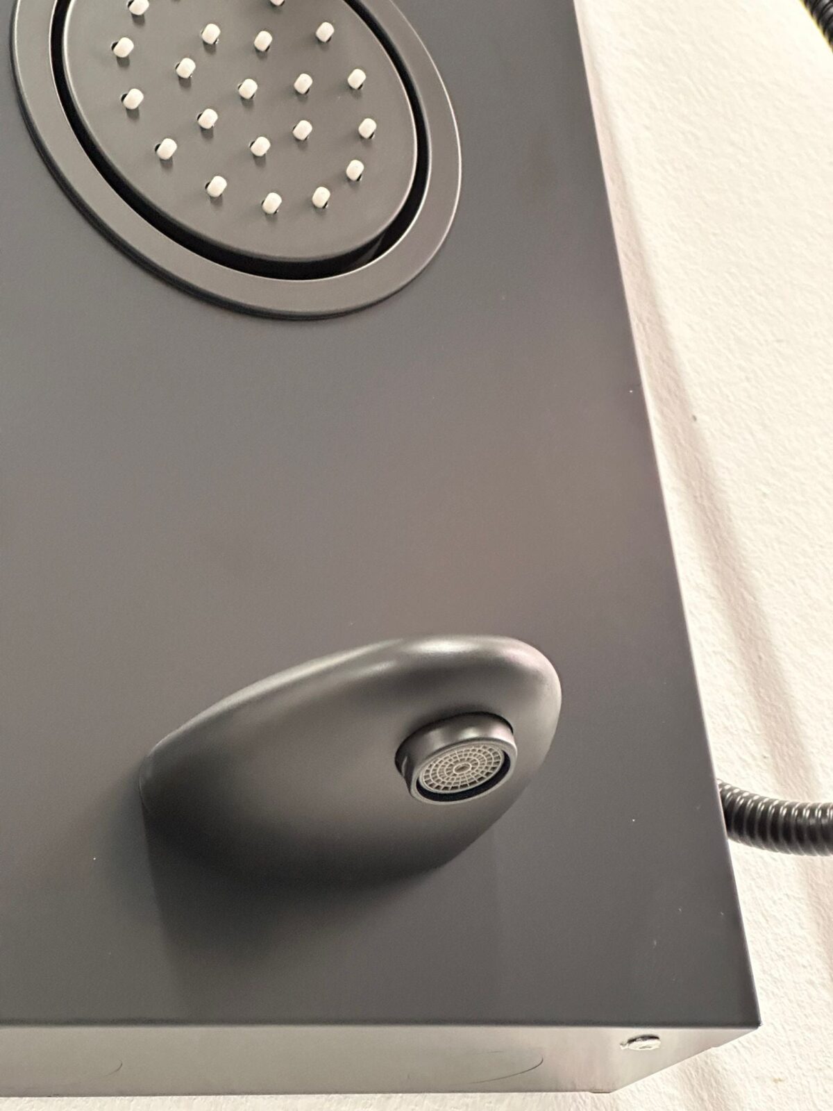 Douche Panel Matt Black - Image 12