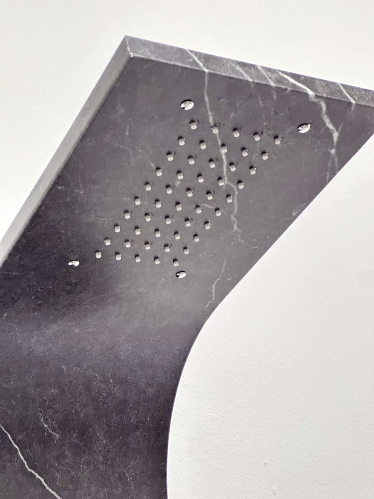 PANNEAU DE DOUCHE MARBRE NOIR MAT – Image 3